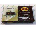 Splitter 3-WAY VOTO VT01-03 5-2400MHz (ALL PORTS POWER PASS BZT GERMANY)