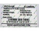 IP   Amiko IPCAM B30M400 POE