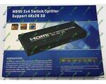 HDMI Switch/Splitter 2x4 HD-S244A