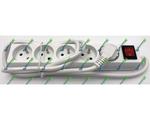  OMEGA Listwa 1.5m 5 socket OL5F15 White