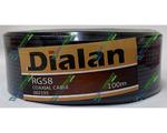 Dialan RG58U CCA black (0,8 , 50 ) 100