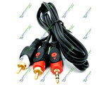  Mini Jack () st 3.5  2RCA 1.2 (15mm)