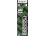  DEFENDER 1,8 m, 5 socket, ES, White