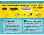  SWITCH TP-LINK TL-SF1005D (5-PORT 10/100Mbps)