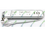  Xiaomi Mi Power Strip 1,8 , 3  , 3 USB, 