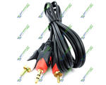  Mini Jack () st 3.5  2RCA 1.8  (15mm) (5-0200-2)