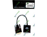  DVI-D DUAL LINK(MALE) - VGA(FEMALE) (9214)