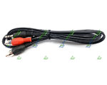  Mini Jack () st 3.5  2RCA 1.2  (14mm) (5-0201)