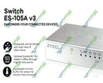  SWITCH ZYXEL ES-105A v3 (5-PORT 10/100Mbps, )