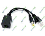 POE   RJ45 Splitter  5,5X2,1