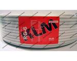 KLM RG6U white 100m